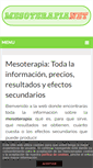 Mobile Screenshot of mesoterapianet.com